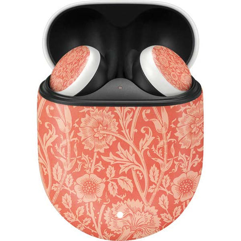 William Morris Pink & Rose Google Pixel Buds Skin